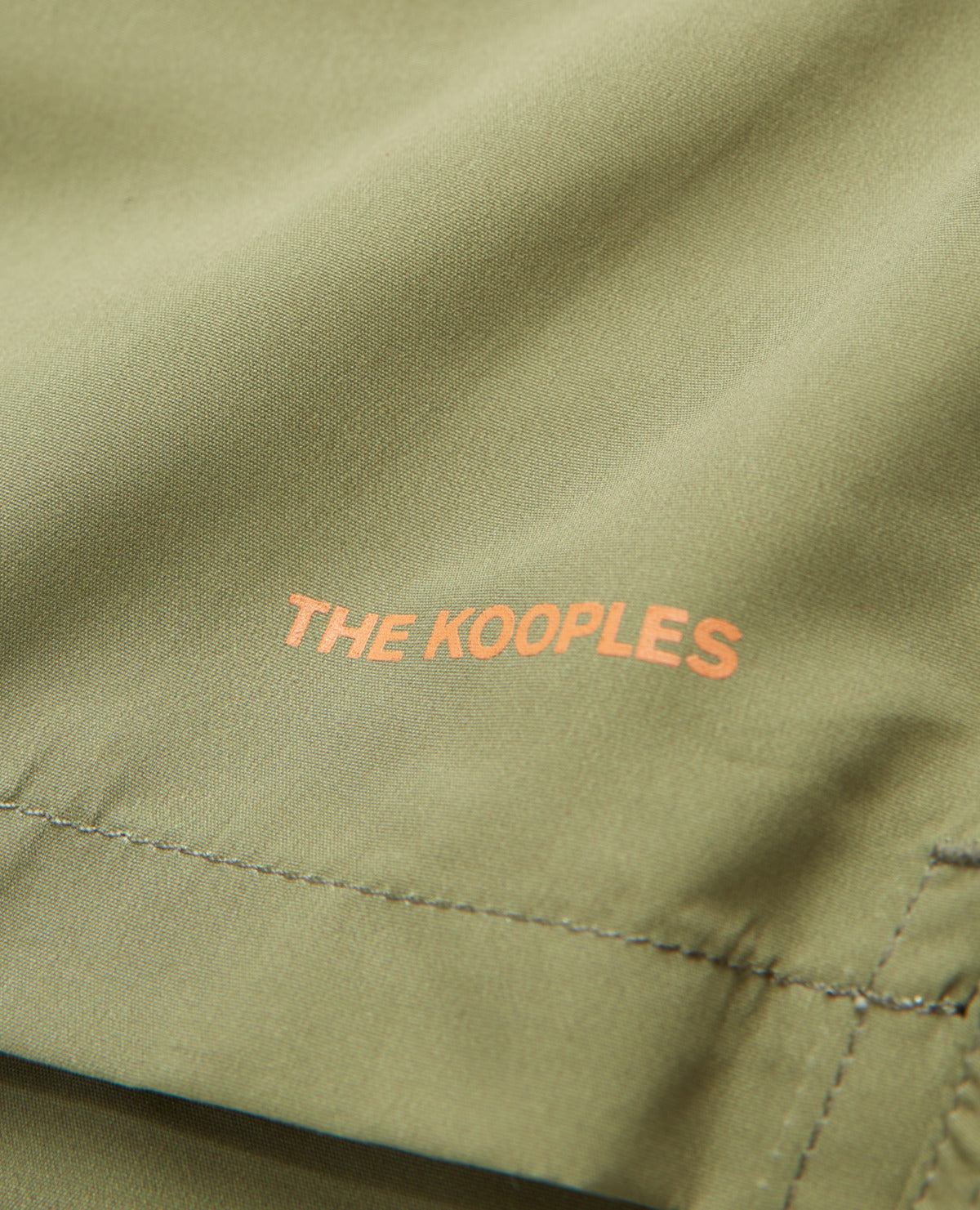 Swim Shorts With Small The Kooples Logo | Women | Khaki