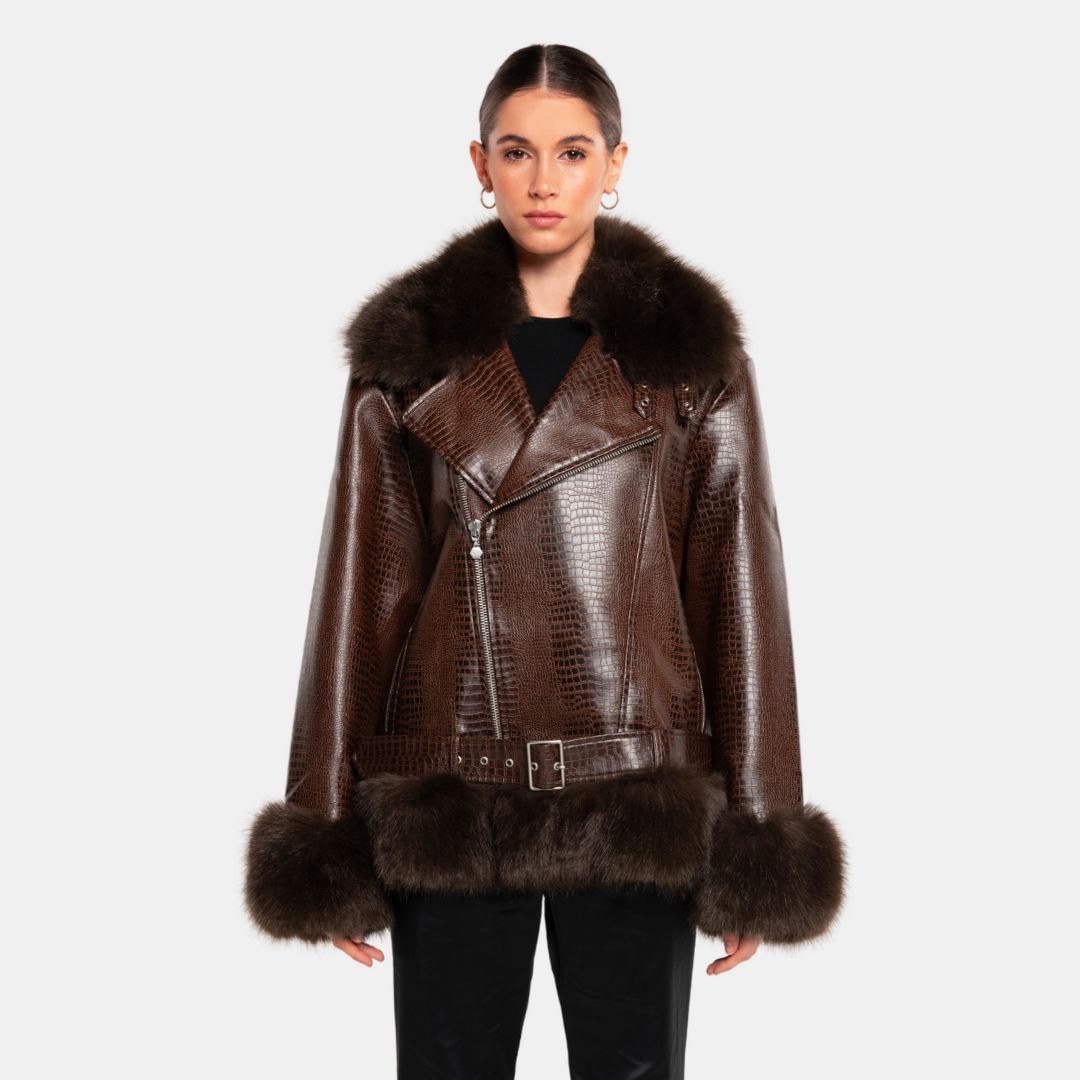 OW Collection ALASKA Jacket Jacket 185 - Brown