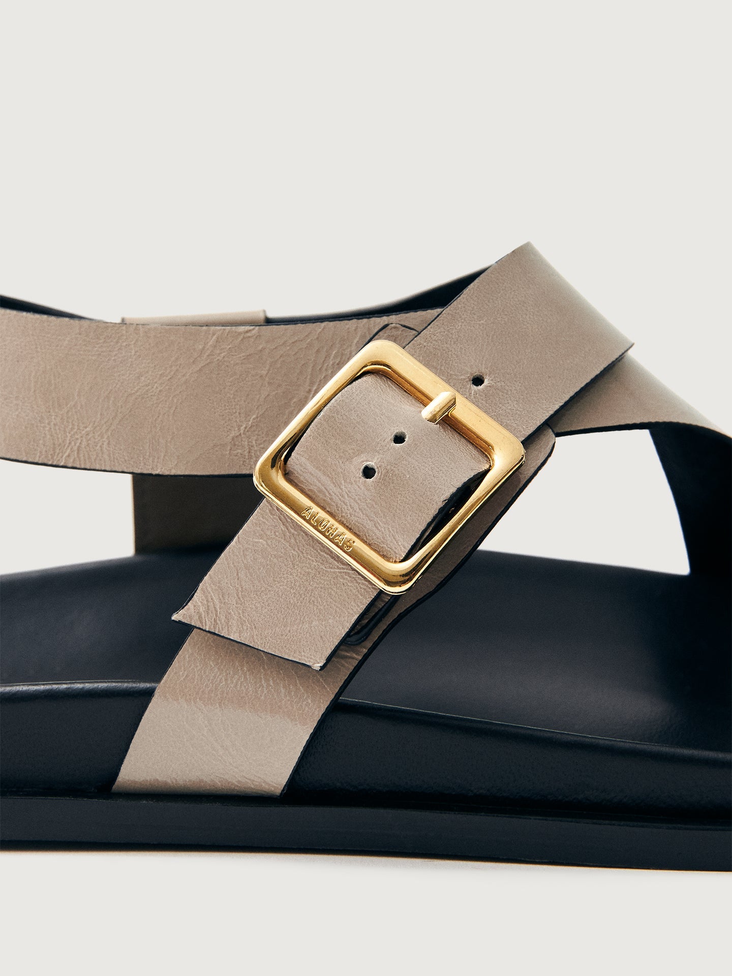 Siren Sandal | Onix Stone Beige Leather