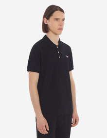 Mens | Tricolor Fox Patch Classic Polo | Black