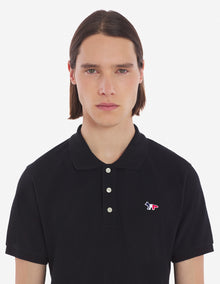 Mens | Tricolor Fox Patch Classic Polo | Black