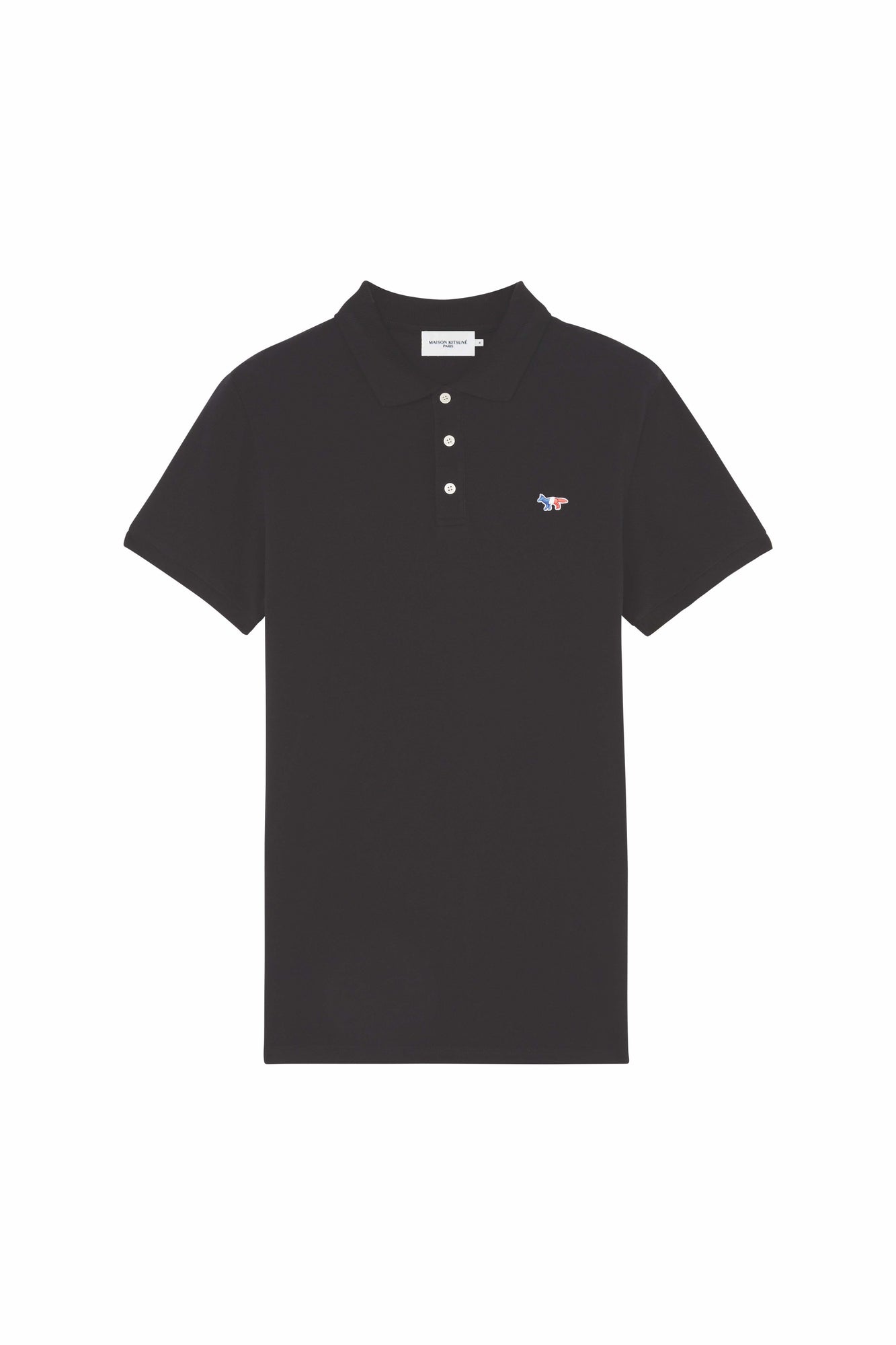 Mens | Tricolor Fox Patch Classic Polo | Black