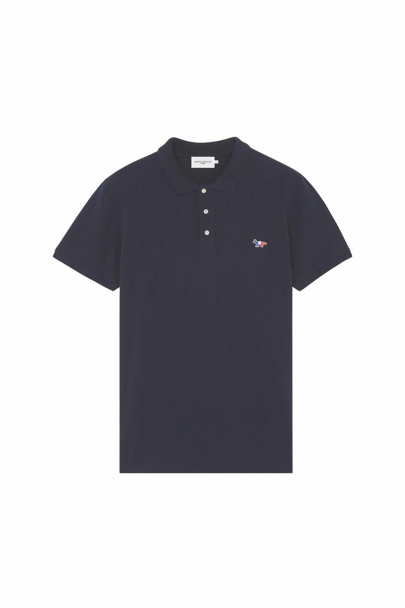Mens | Tricolor Fox Patch Classic Polo | Navy