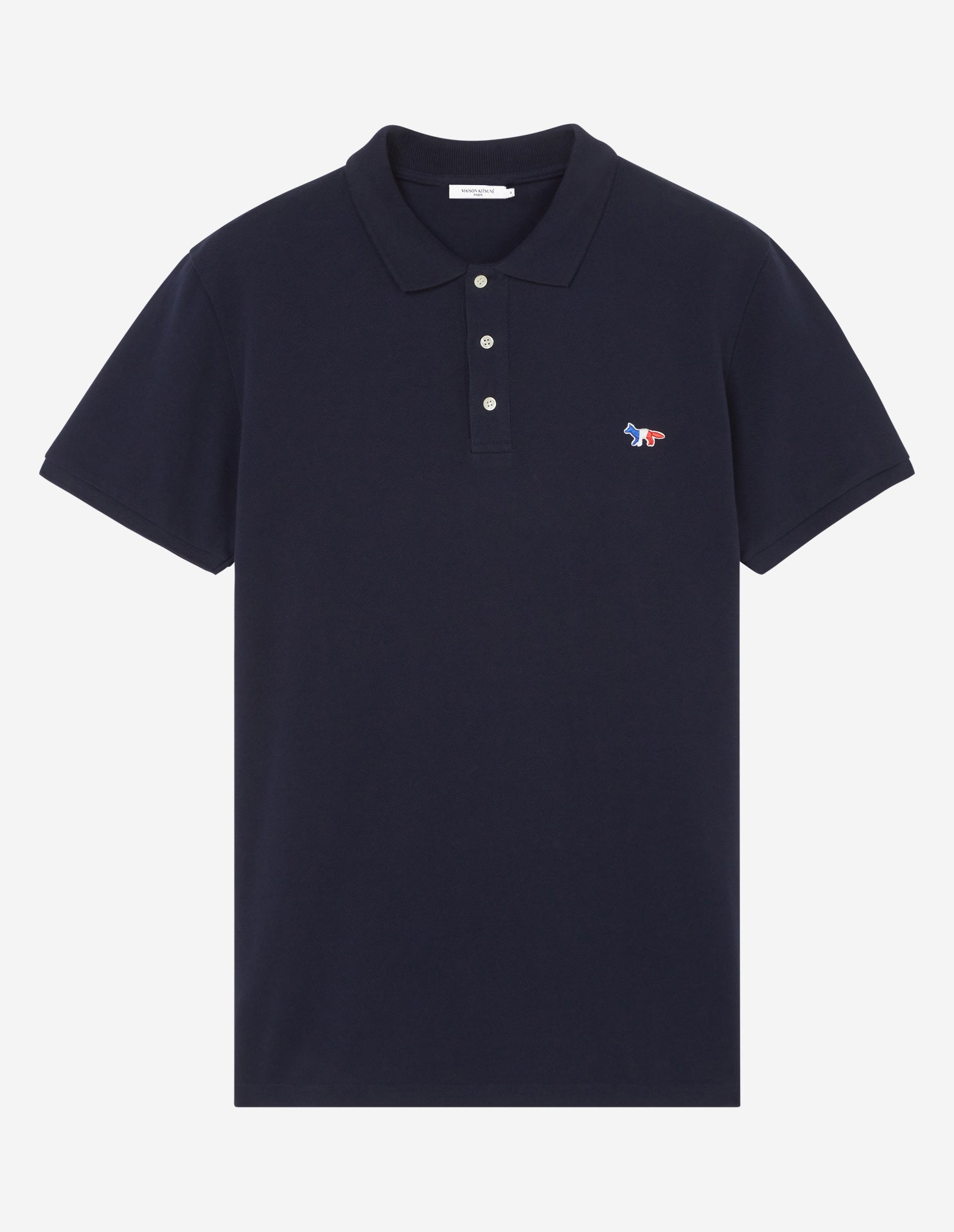Mens | Tricolor Fox Patch Classic Polo | Navy