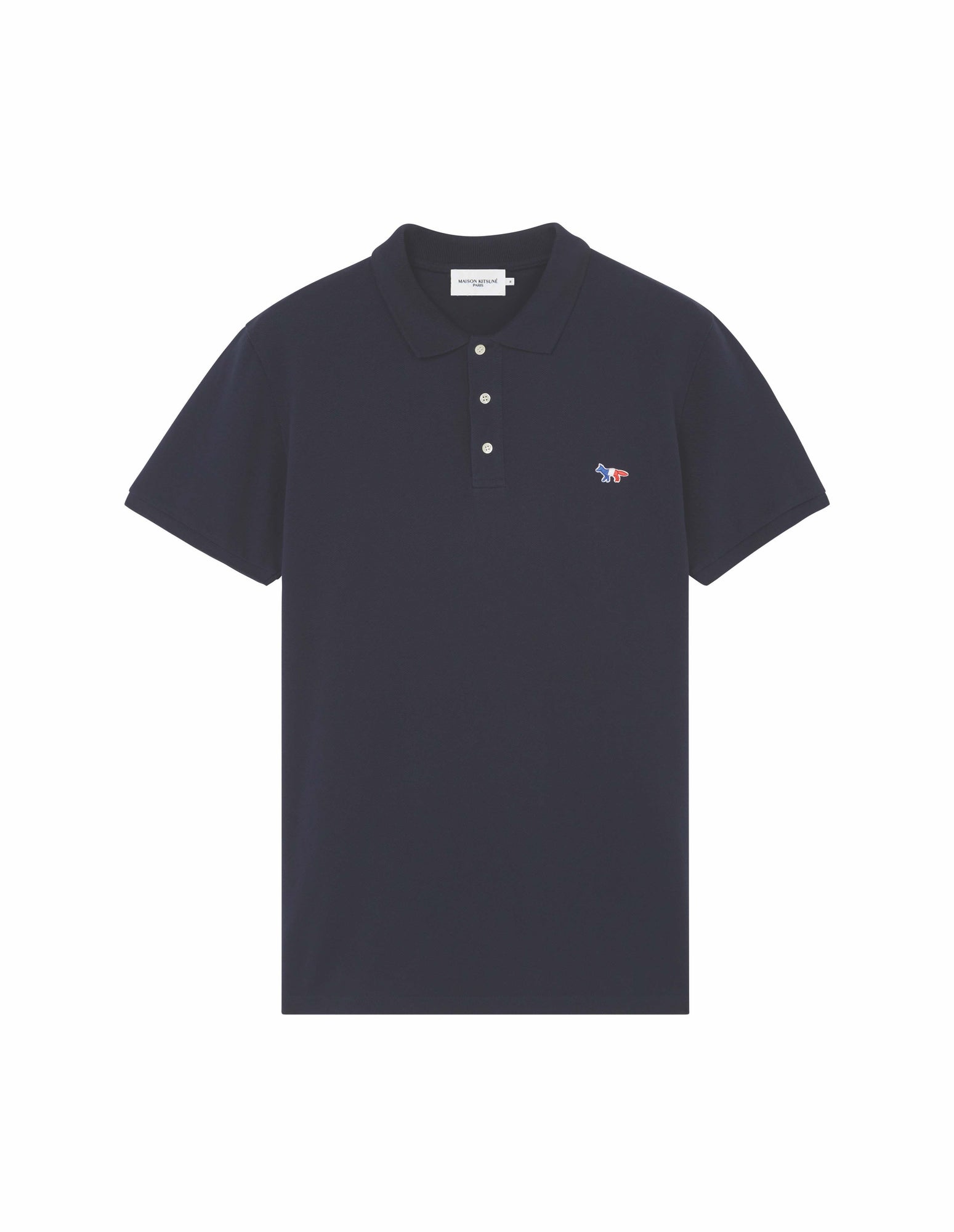 Mens | Tricolor Fox Patch Classic Polo | Navy