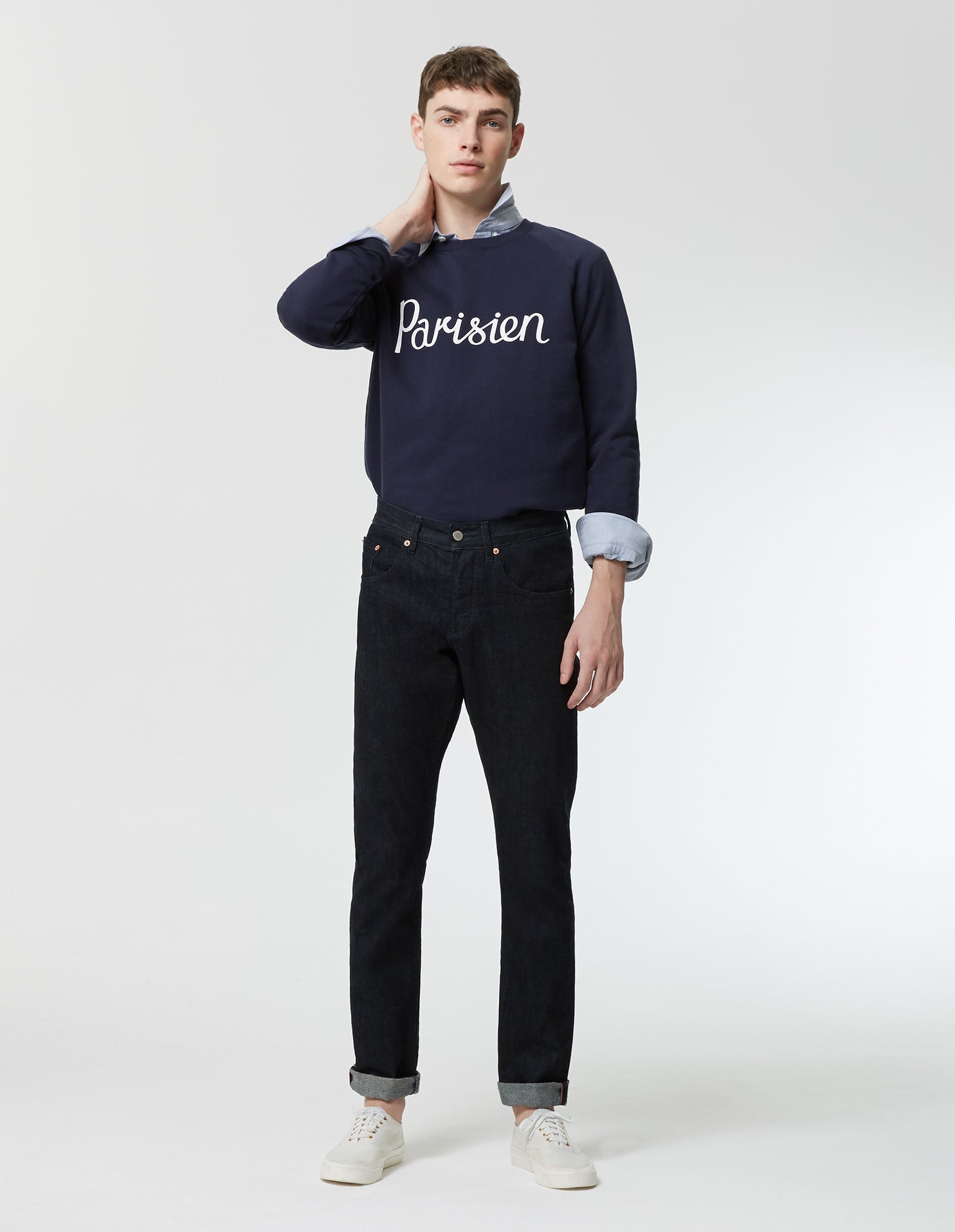 Mens | Parisien Classic Sweatshirt | Navy