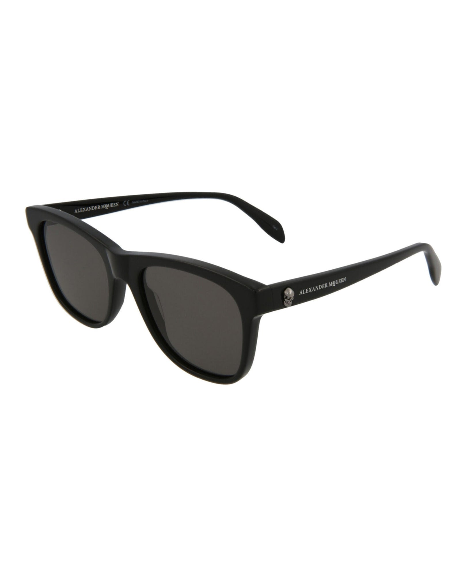 Alexander McQueen | Unisex | Square Acetate Sunglasses | Black
