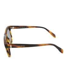 Alexander McQueen | Unisex | Square Acetate Sunglasses | Yellow