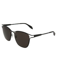 Alexander McQueen Square Metal Sunglasses | Black