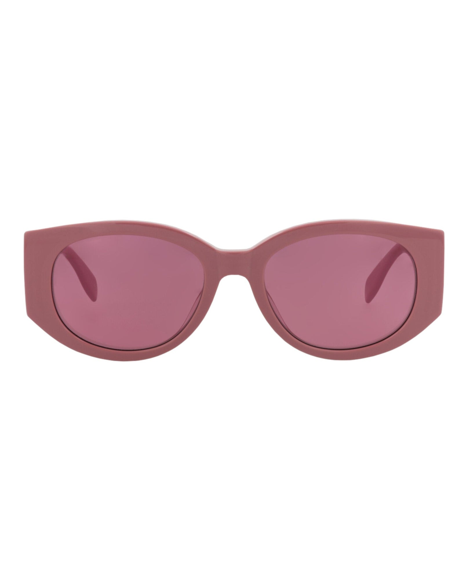 Alexander McQueen | Women | Round Recycled Acetate Sunglasses | Pink