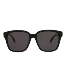 Alexander McQueen | Women | Square Acetate Sunglasses | Black