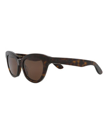 Alexander McQueen | Women | Cat Eye Recycled Acetate Sunglasses | Havana