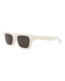Alexander McQueen | Men | Square Recycled Acetate Sunglasses | White