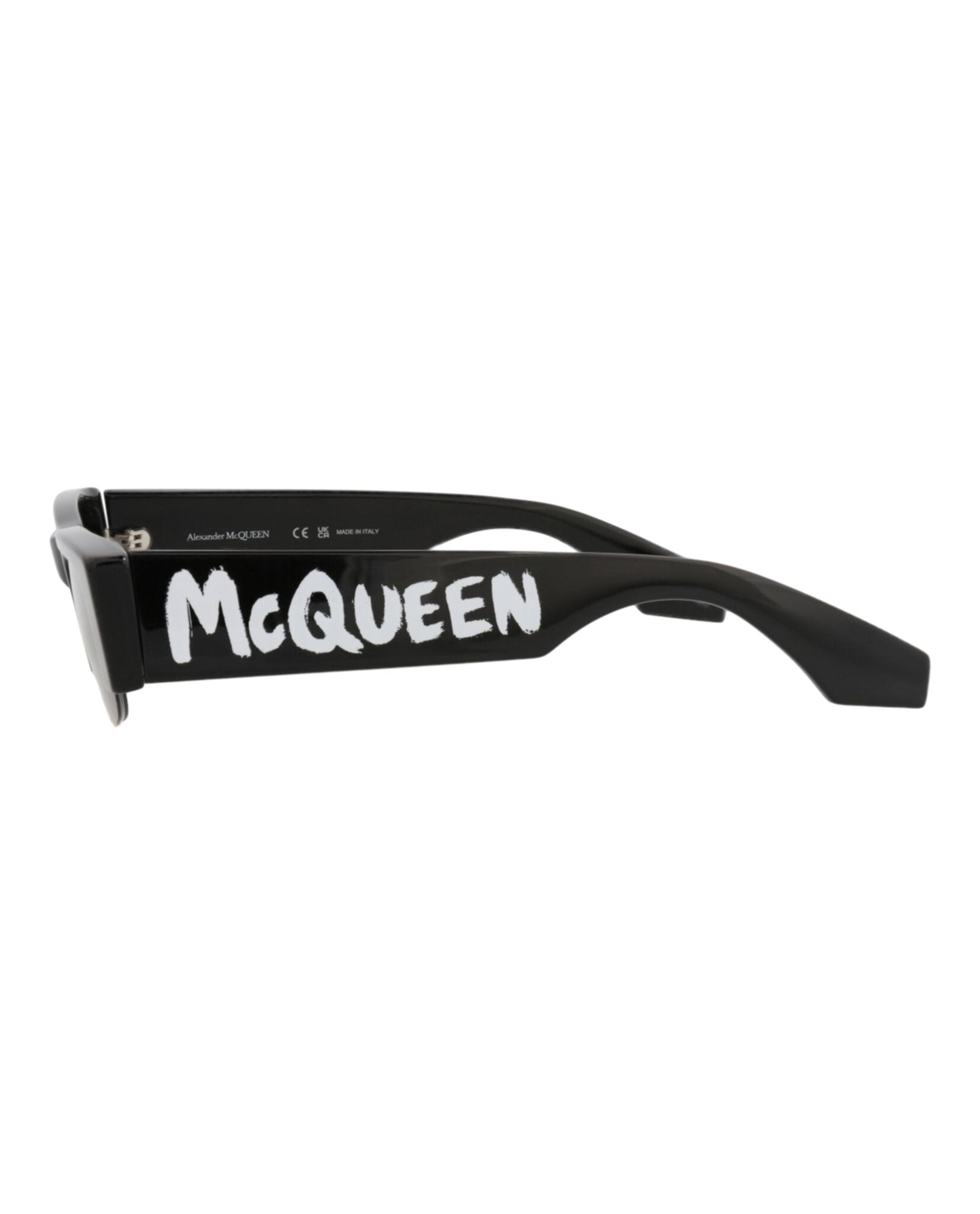 Alexander McQueen | Women | Square Recycled Acetate Sunglasses | Black