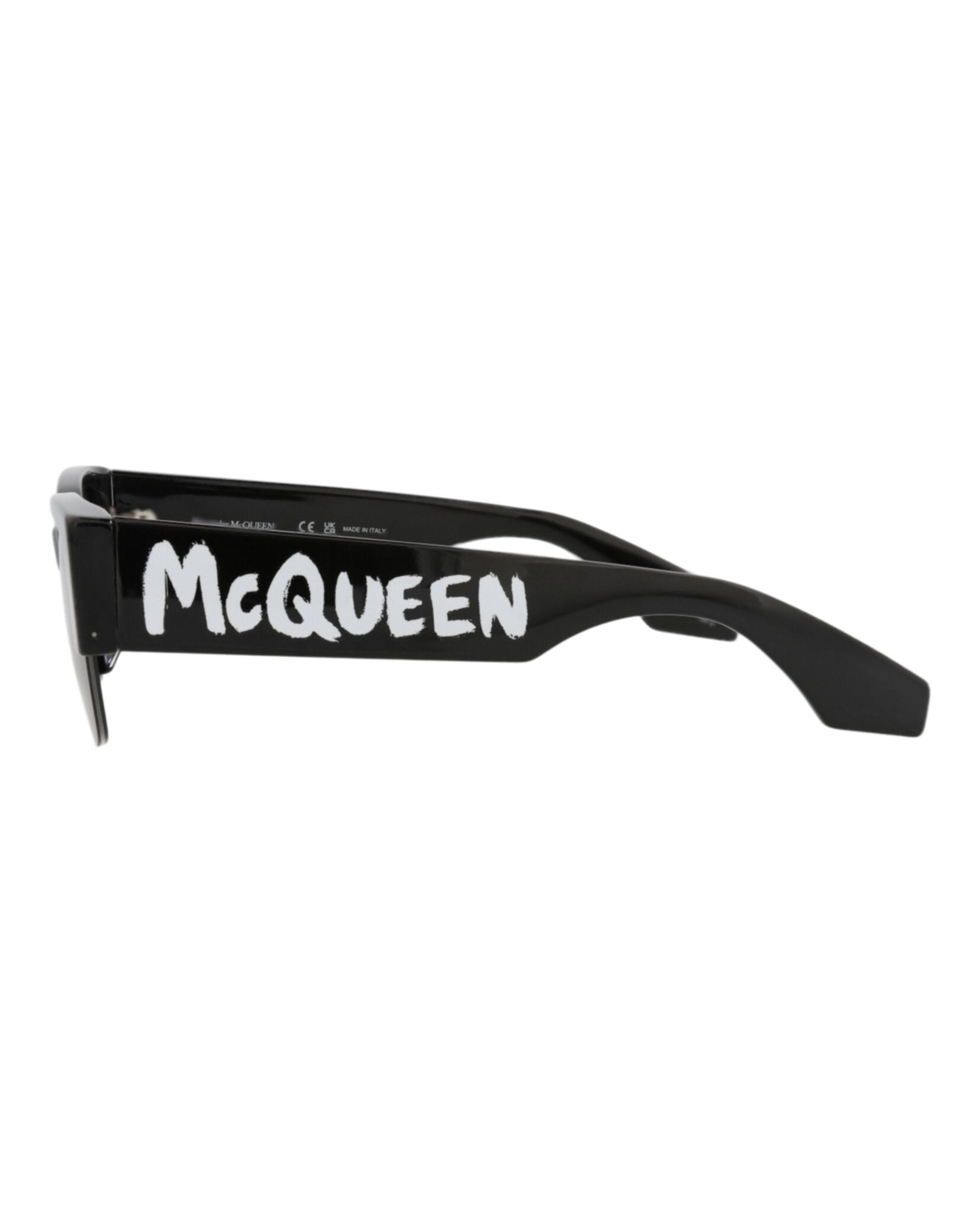 Alexander McQueen | Unisex | Square Recycled Acetate Sunglasses | Black