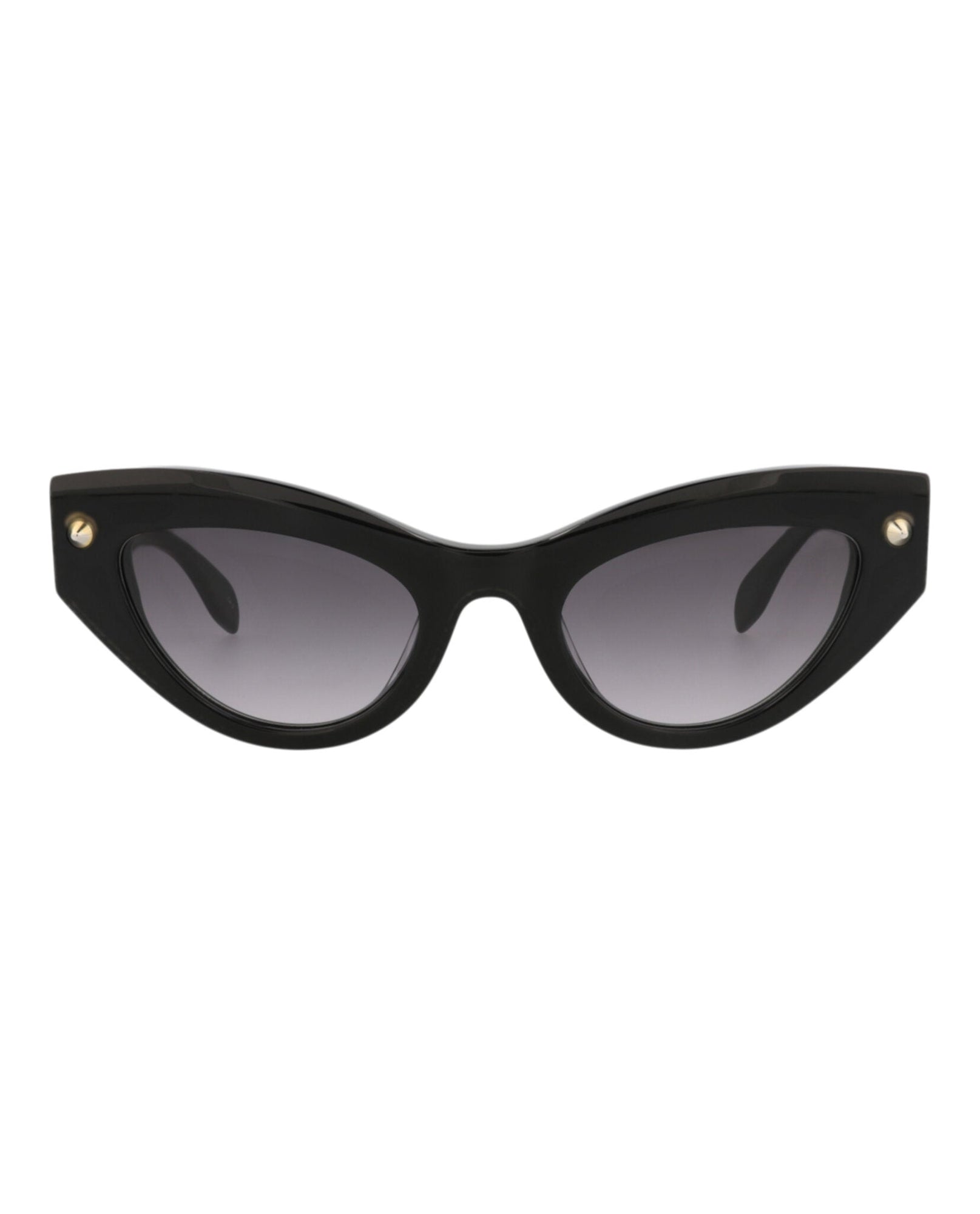 Alexander McQueen | Women | Cat Eye Recycled Acetate Sunglasses | Black