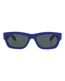 Alexander McQueen | Unisex | Square Recycled Acetate Sunglasses | Blue