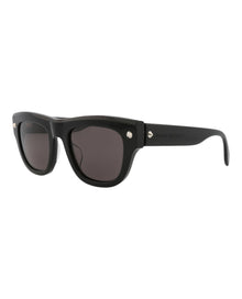 Alexander McQueen | Men | Square Recycled Acetate Sunglasses | Black