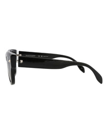 Alexander McQueen | Men | Square Recycled Acetate Sunglasses | Black