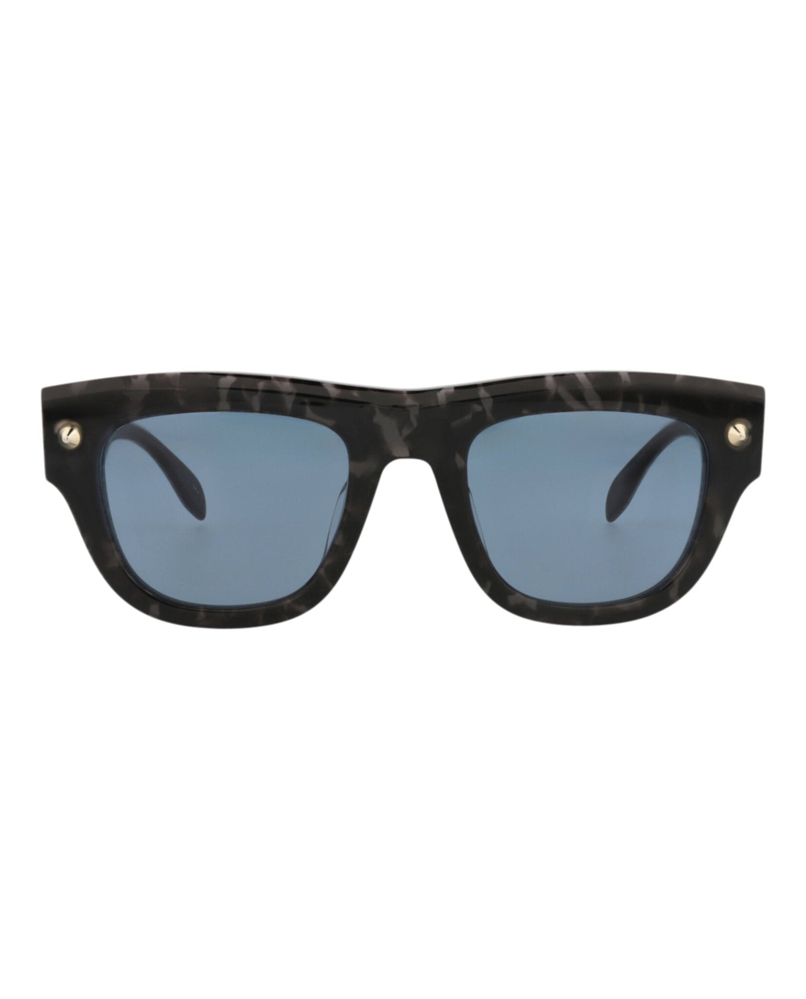 Alexander McQueen | Men | Square Recycled Acetate Sunglasses | Havana