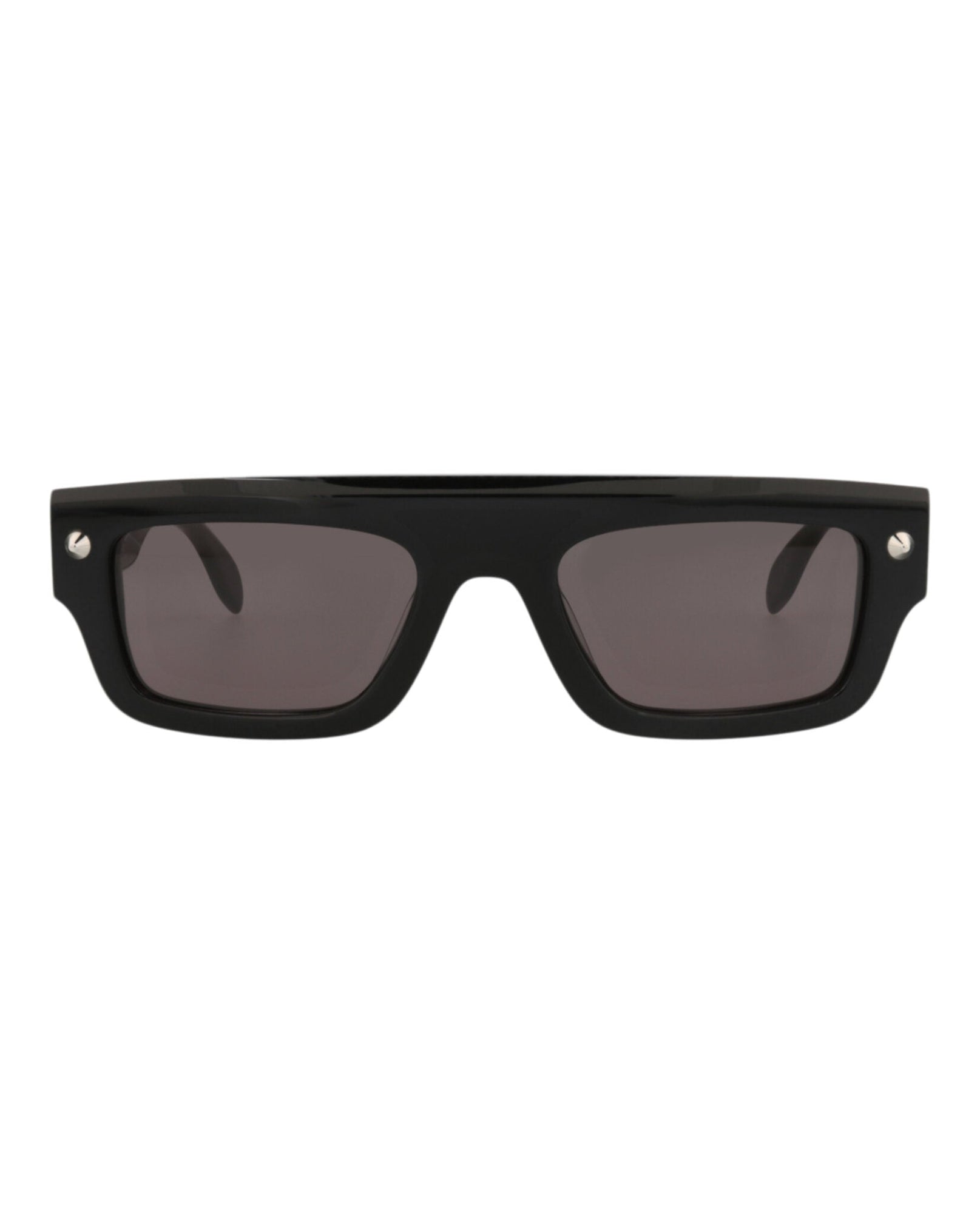 Alexander McQueen | Unisex | Square Recycled Acetate Sunglasses | Black