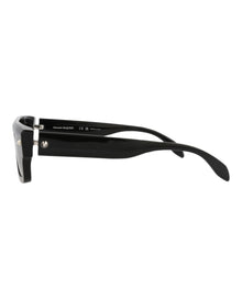 Alexander McQueen | Unisex | Square Recycled Acetate Sunglasses | Black