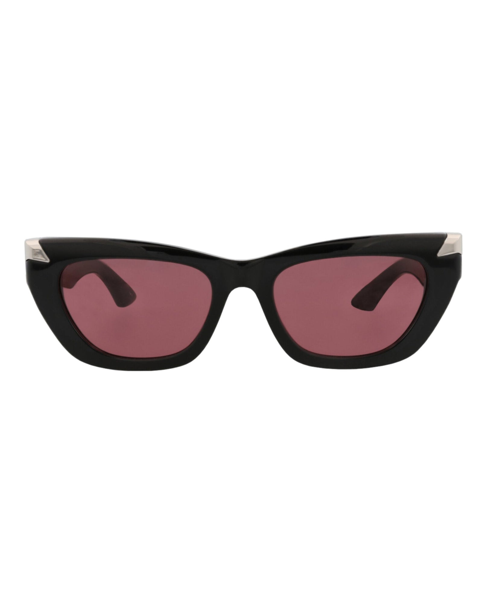 Alexander McQueen | Women | Cat Eye Recycled Acetate Sunglasses | Black