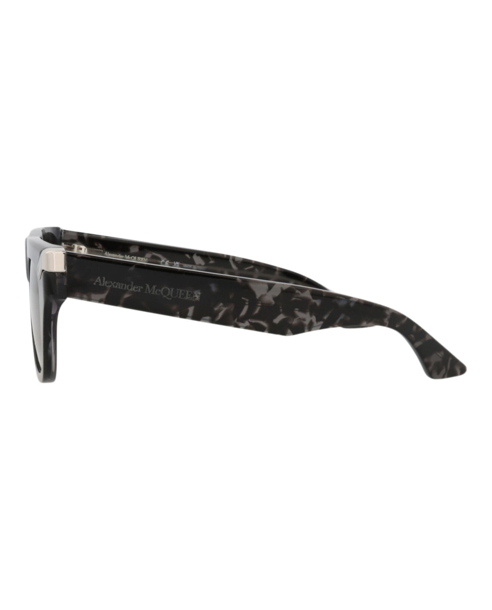 Alexander McQueen | Men | Square Recycled Acetate Sunglasses | Havana