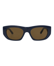 Alexander McQueen | Unisex | Square Recycled Acetate Sunglasses | Blue