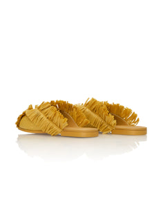 Pola Slippers | Mustard