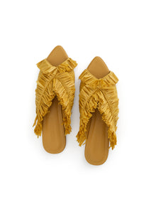 Pola Slippers | Mustard