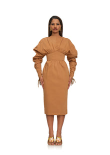 Palla Dress | Caramel