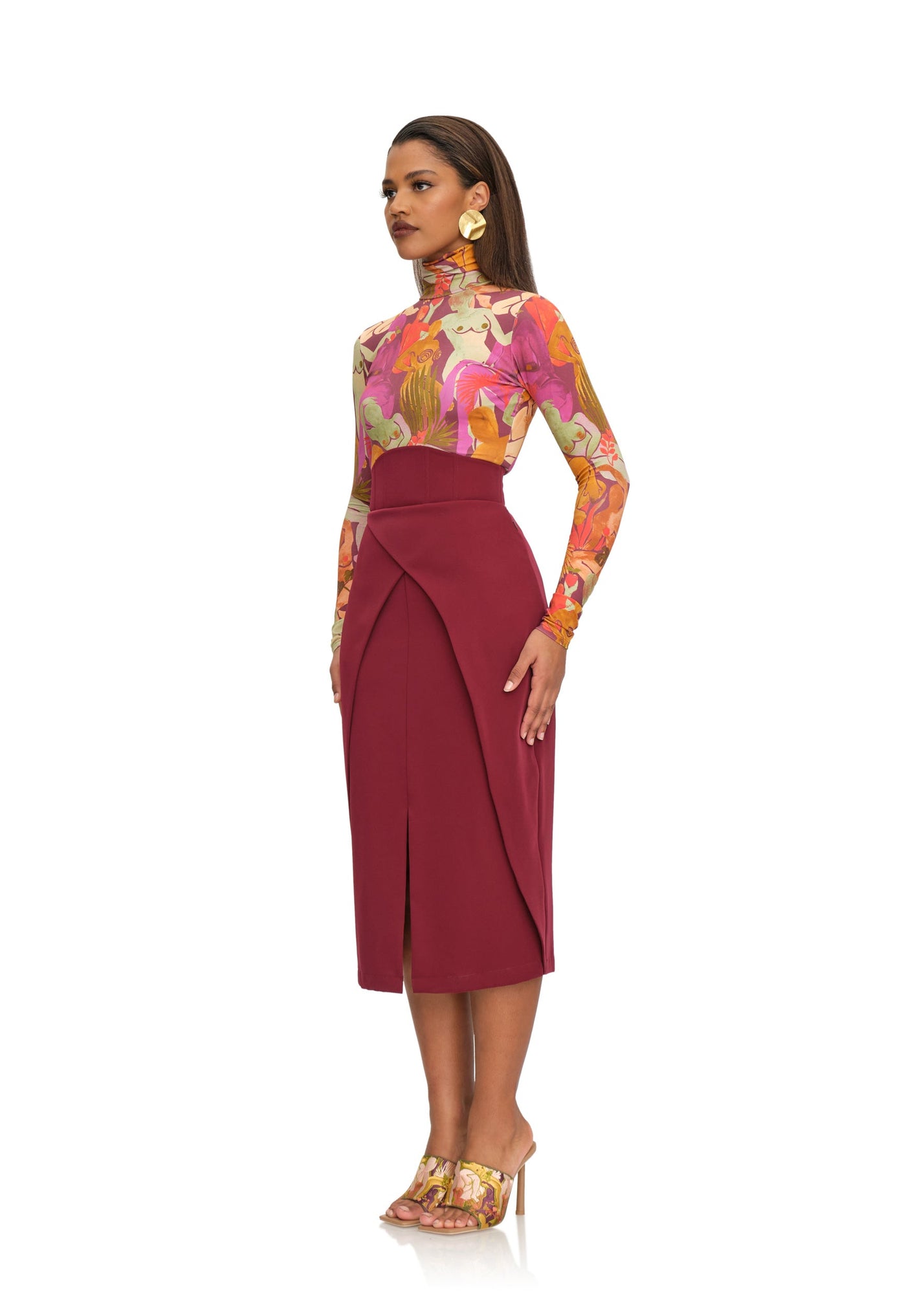 Sita Corset Skirt | Plum