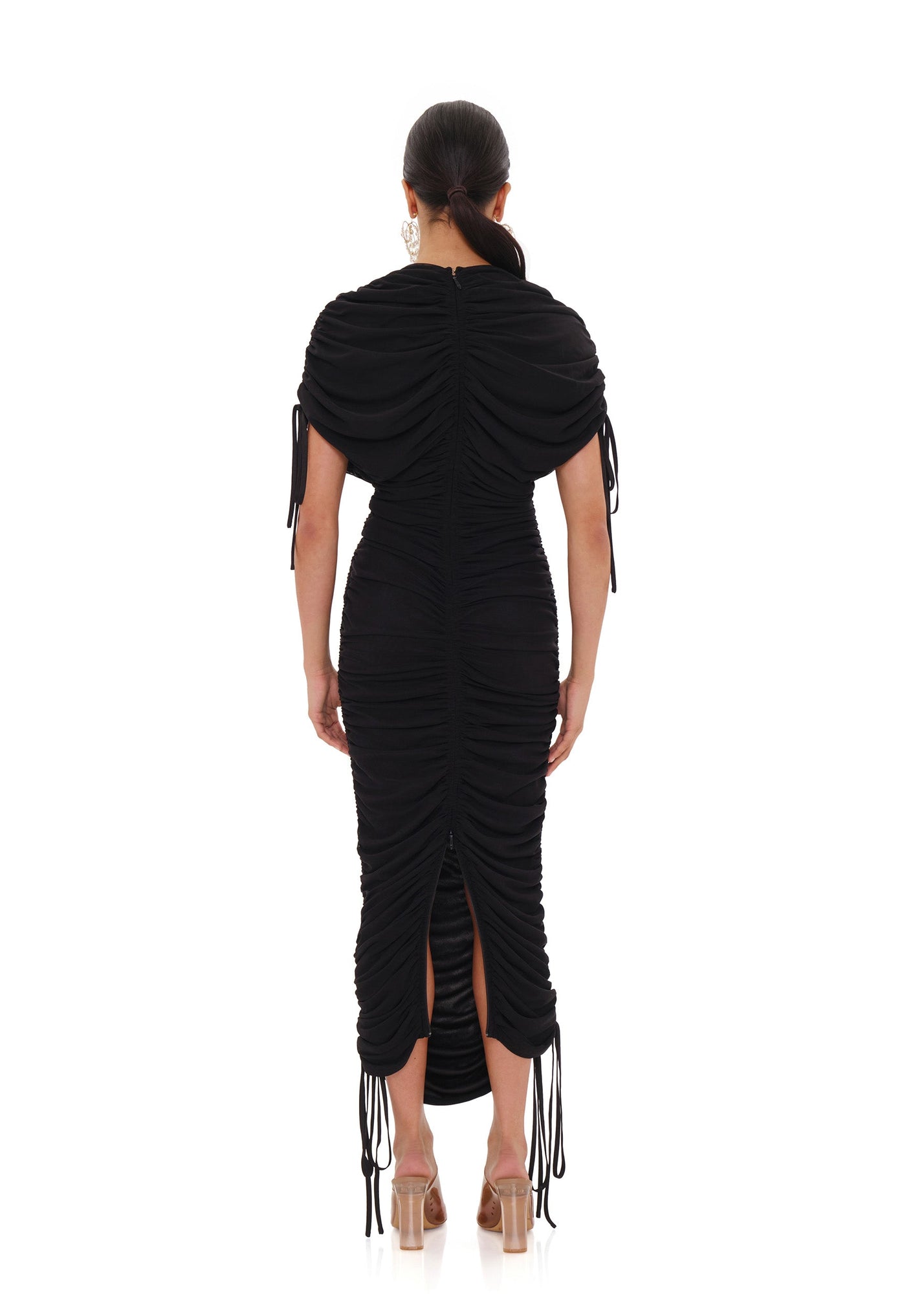 Ratu Mesh Dress | Black