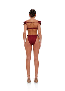 Mulan Bikini Top | Wine