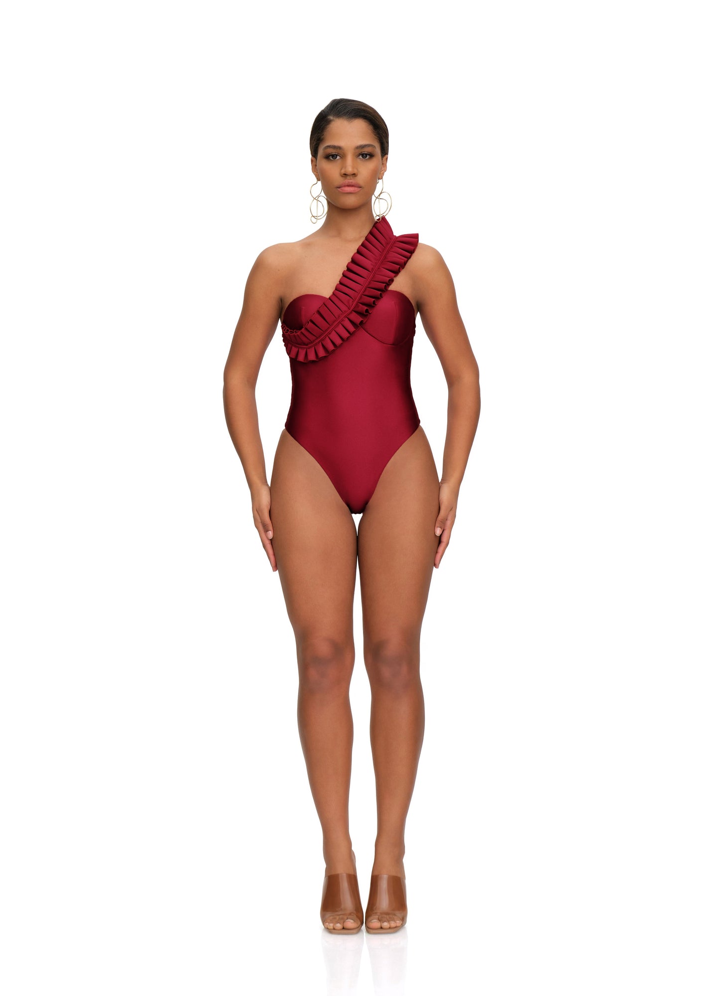 Nisi One Piece Swimsuit | Wine