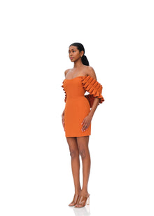 Azo Dress | Tangerine