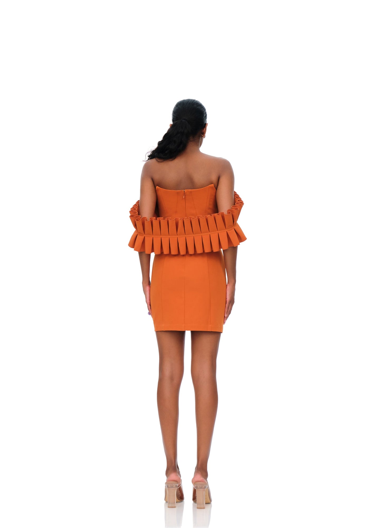 Azo Dress | Tangerine