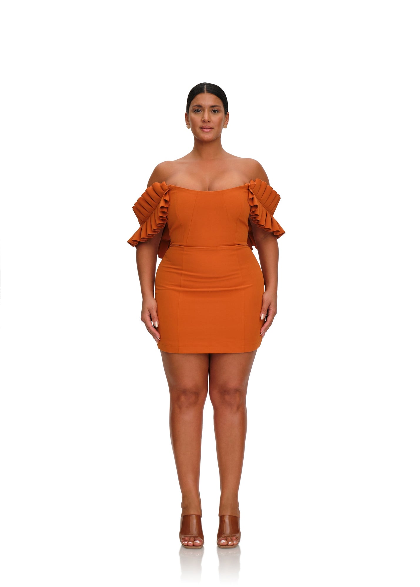 Azo Dress | Tangerine