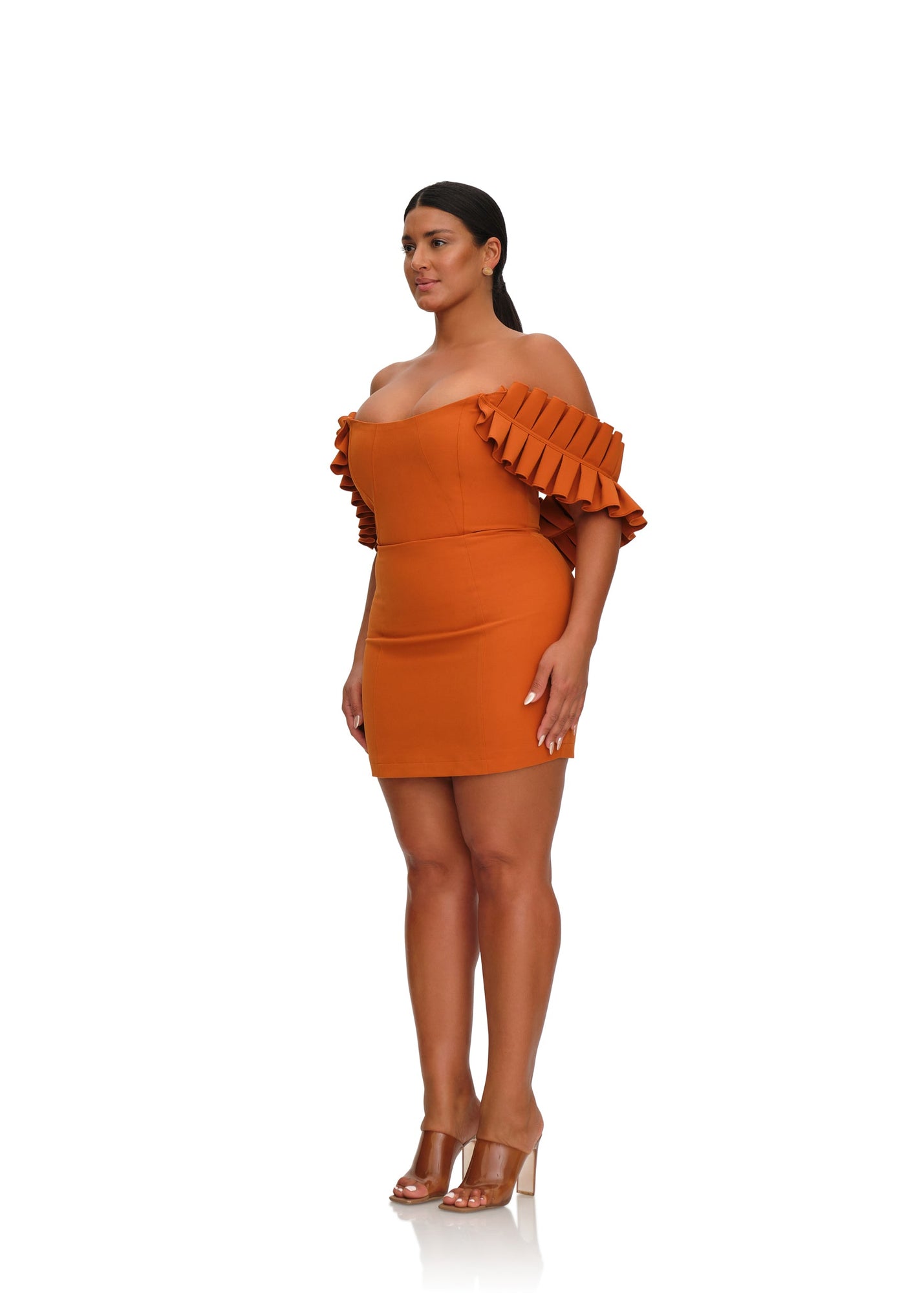 Azo Dress | Tangerine