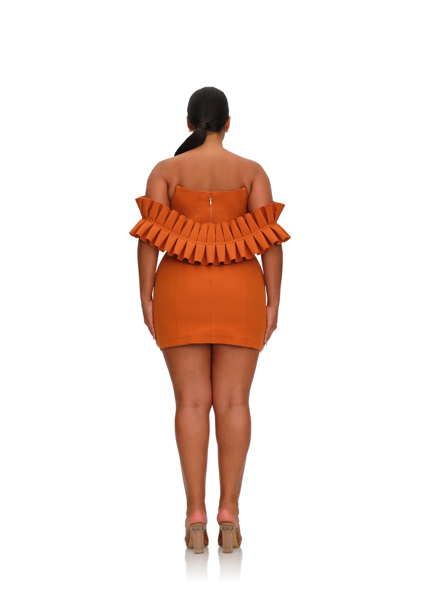 Azo Dress | Tangerine