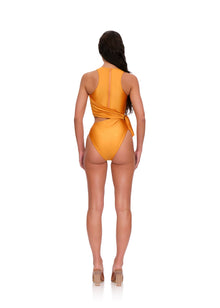 Lada One Piece Swimsuit | Sunset Gold