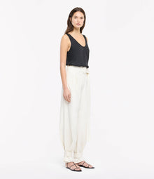 Another Tomorrow Silk Tank in Black – Silk Women's Top