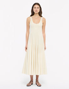 Women | Tank Flare Dress | Off White