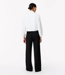 Another Tomorrow Cropped Denim Jacket in White – Denim Women's Jacket