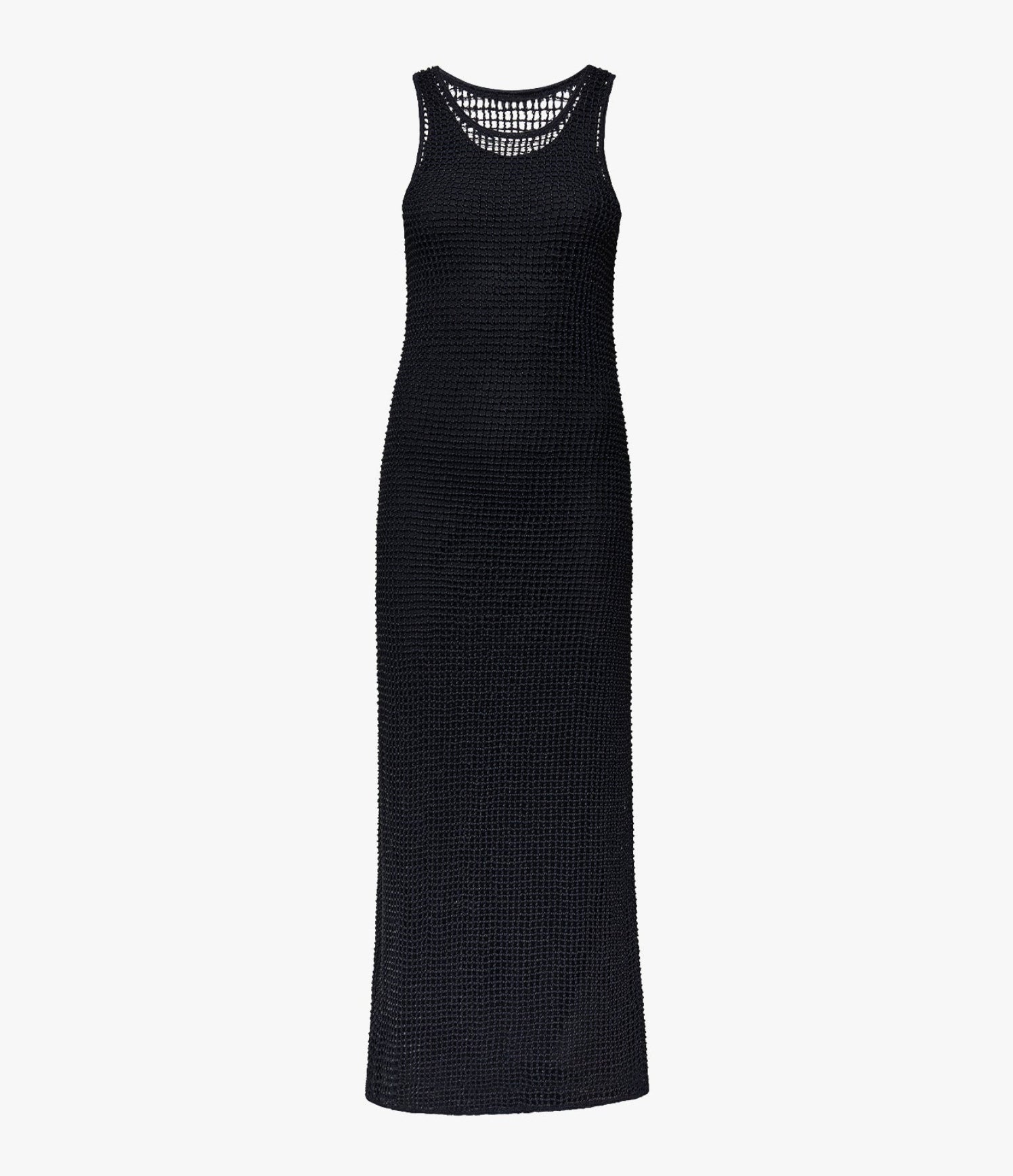 Another Tomorrow Beaded Dress in Indigo – Viscose Women's Dress