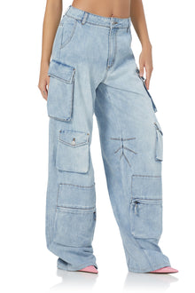 Parker Cargo Pant | Blue Wave Wash