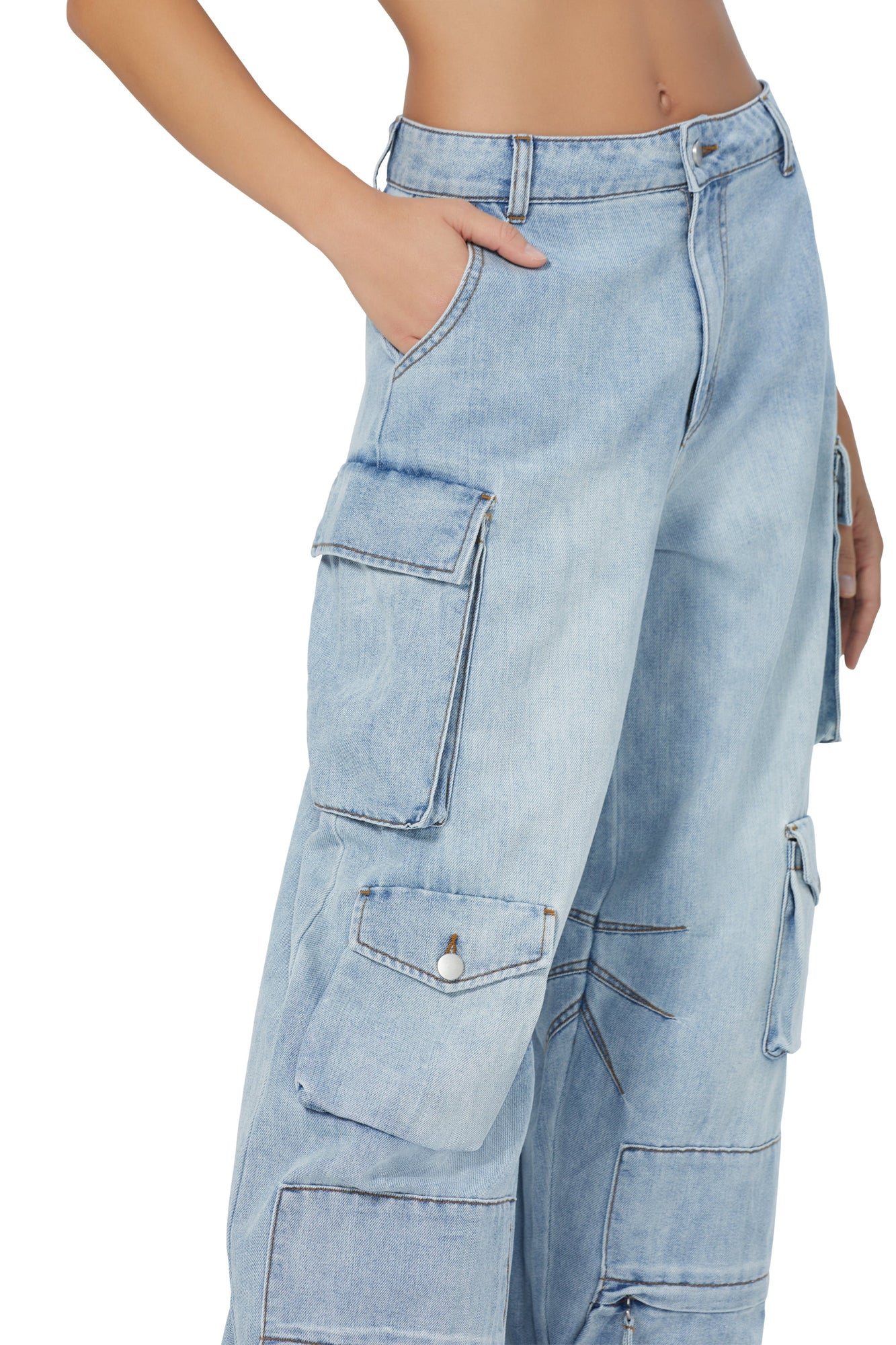Parker Cargo Pant | Blue Wave Wash