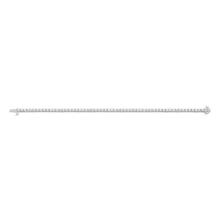 5ct Classic Lab Grown Diamond Tennis Bracelet 18K White Gold 7in