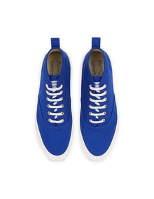 Unisex | High-Top Cotton Canvas Sneaker | Navy